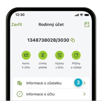 Ilustrace: Jak zjistím aktuální zůstatek