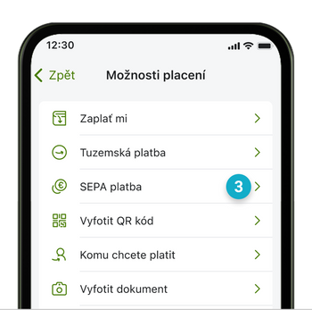 Ilustrace: Zadání zahraniční platby