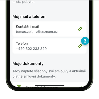 Ilustrace: Změna telefonního čísla