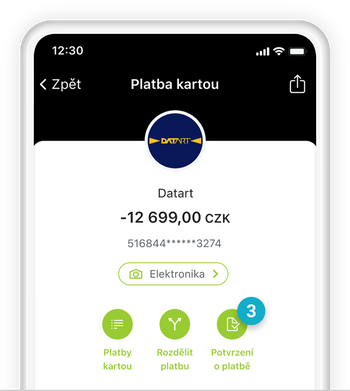 Ilustrace: Potvrzení o platbě