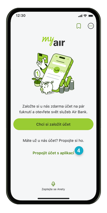 Ilustrace: Jak dítěti propojit mobilní aplikaci s účtem pro dítě?