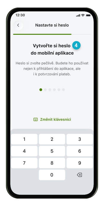 Ilustrace: Sdílení bankovních služeb v mobilní aplikaci