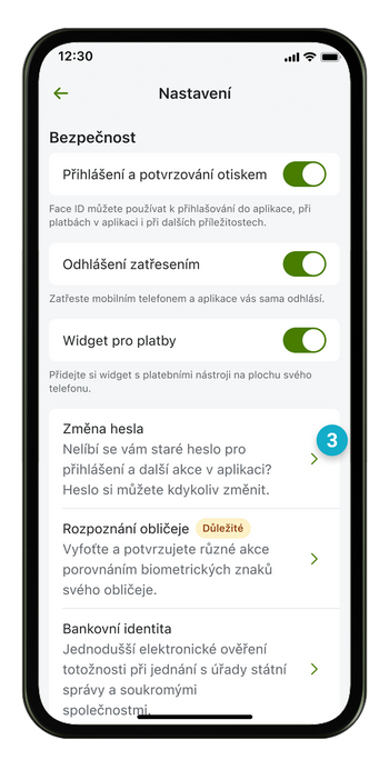 Ilustrace: Heslo do mobilní aplikace