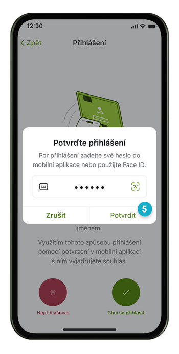 Ilustrace: Přihlášení do internetového bankovnictví vyfocením QR kódu