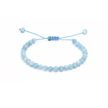 Dámský minerální náramek z akvamarínu