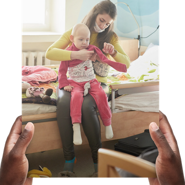 Dětská nemocniční postýlka