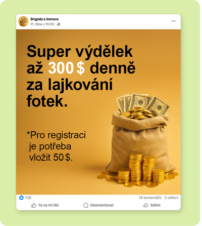 Podvodná brigáda z domu