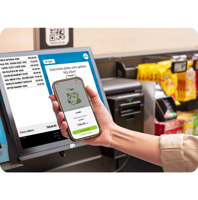 Cvak - Placení v Albertu