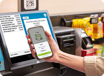 Cvak - Placení v Albertu