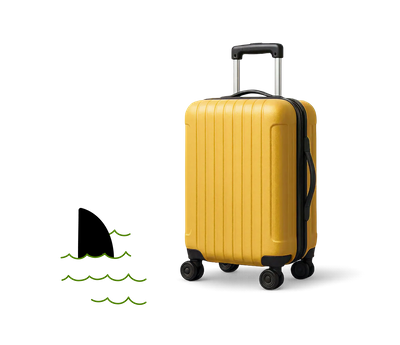 Náš bankéř s batohem a telefonem