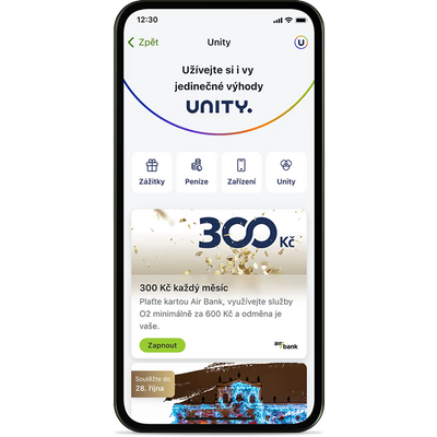 Odměnu 300 Kč měsíčně v rámci Unity