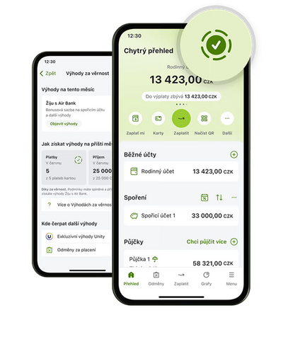 Balíček výhod Žiju s Air Bank