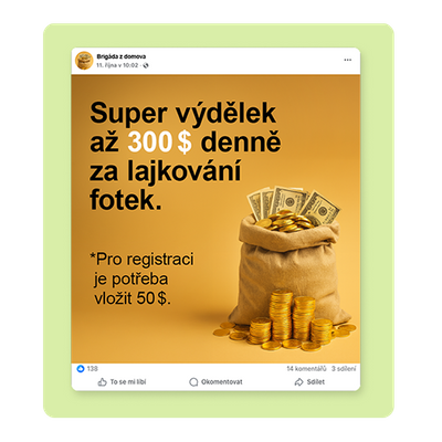Podvodná brigáda z domu