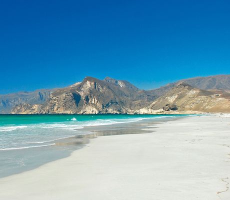 Pláž Mughsail v Salalahu