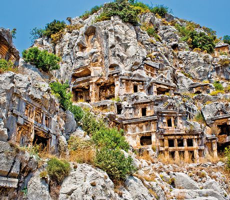 Kekova skalní hrobky