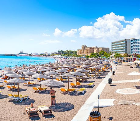 Angela Suites & Lobby - pláž Elli Beach