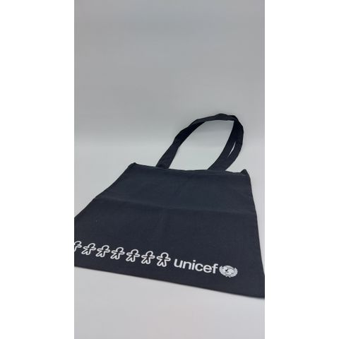 Plátěná taška UNICEF v černé barvě