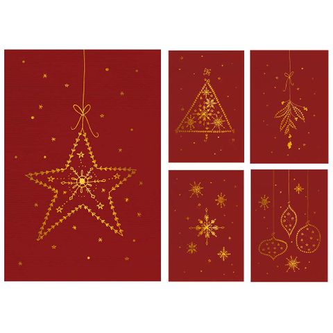 Sada blahopřání UNICEF - Elegantní motivy