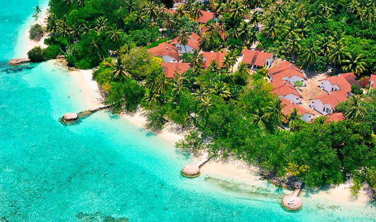 Pohled na resort