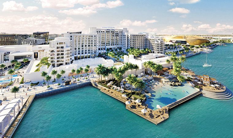 Hilton Abu Dhabi Yas Island - vizualizace