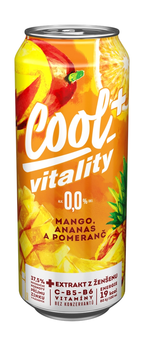 Cool vitality plus CAN mango a ananas pomeranc CZ