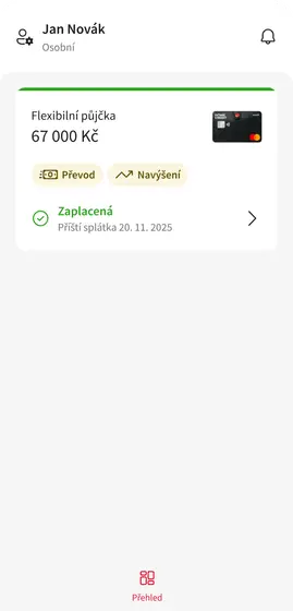 Prehled Aktivni smlouvy Flexi CZ