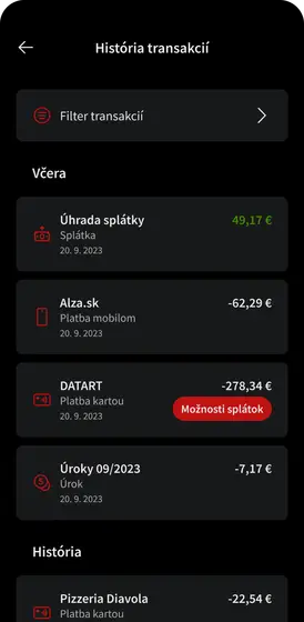 Historie transakci SK 1080x2205px dark