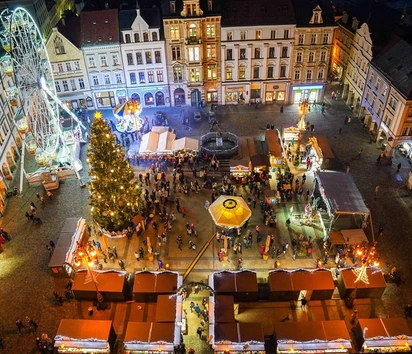 Vyhlídkové kolo před libereckou radnicí