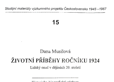 Zivotni pribehy rocniku 1924