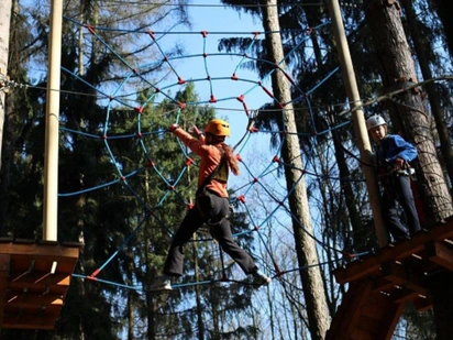 Lanový park Veverák na Svatém Kopečku