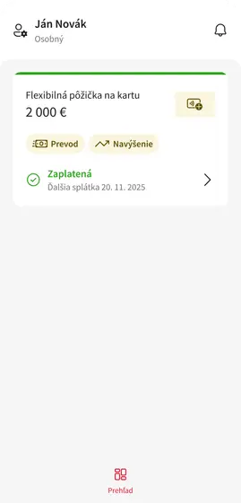 Prehled Aktivni smlouvy Flexi SK nevydana