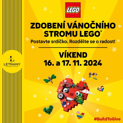 Zdobení vánočního stromu LEGO® v OC Letňany