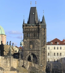 Staroměstská mostecká věž, historická památka v Praze