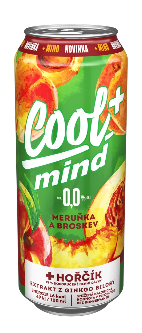 CAN Cool plus energy mind CR merunka broskev