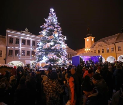 Rozsvícení vánočního stromu v Ústí nad Orlicí