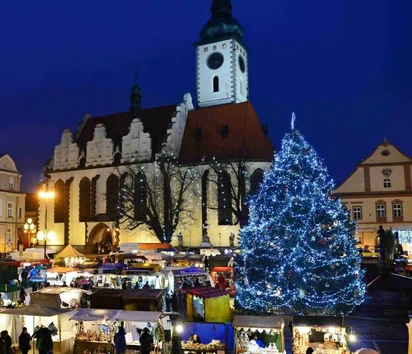 Rozsvícení vánočního stromu Tábor, Adventní trhy Tábor