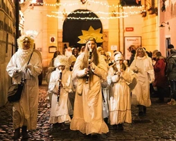 Andělský průvod Český Krumlov