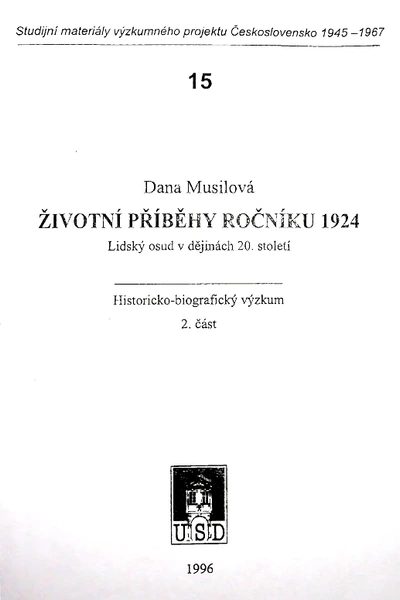 Zivotni pribehy rocniku 1924