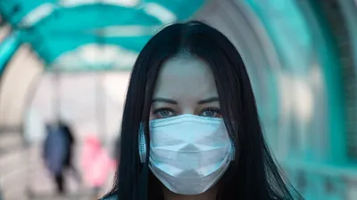 2021 01 COVID 19 Coronavirus Girl in mask