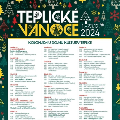 Teplické Vánoce 2024 - Program