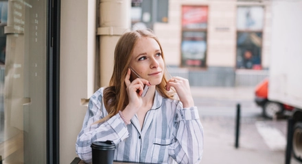 Businesswoman talking